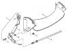 Snapper RP21500E - 21" Walk-Behind Mower, 5 HP, Steel Deck, Recycling, Electric Start, Series 0 Ersatzteile Front Wheel Bracket