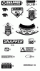 Snapper P21509BE - 21" Walk-Behind Mower, 5 HP, Steel Deck, Electric Start, Series 9 Ersatzteile Decals (Part I)