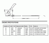 Snapper P217018BV (85699) - 21" Walk-Behind Mower, 7 HP, Steel Deck, Series 18 Ersatzteile THROTTLE CONTROLS/ENGINE SPECS