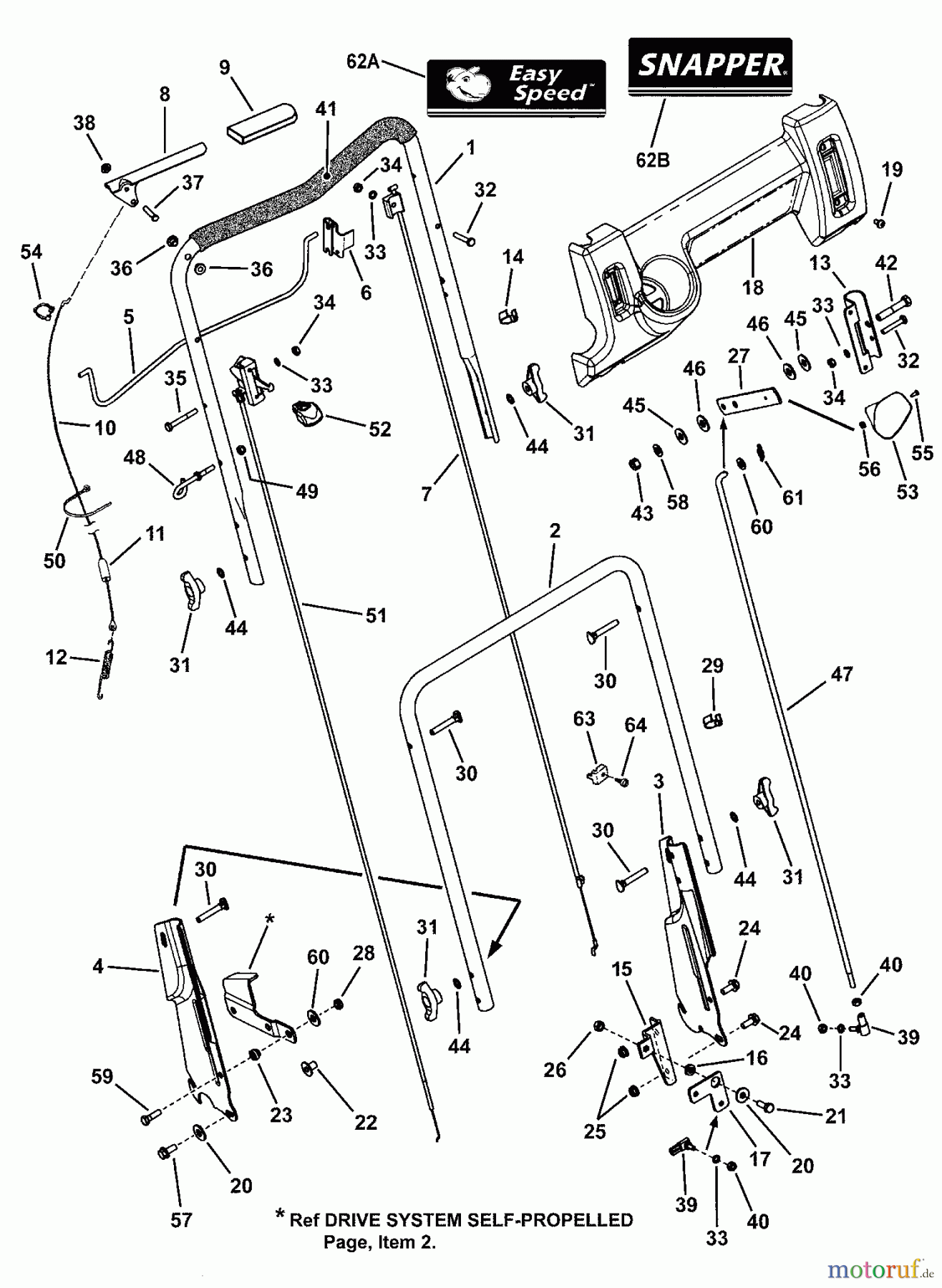  Snapper Rasenmäher RP2167519B (7800027) - Snapper 21