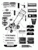 Snapper RP2187520BV2N1 (7800492) - 21" Walk-Behind Mower, 8.75 HP, Steel Deck, Recycling, Series 20 Ersatzteile Decals