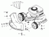 Snapper AP21509B - 21" Walk-Behind Mower, 5 HP, Cast Deck, Side Discharge, Series 9 Ersatzteile Adapter, Brackets