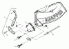 Snapper AP21509B - 21" Walk-Behind Mower, 5 HP, Cast Deck, Side Discharge, Series 9 Ersatzteile Front Wheel Bracket, Latches