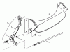 Snapper CP21559BV - 21" Walk-Behind Mower, 5.5 HP, Steel Deck, Series 9 Ersatzteile Front Wheel Bracket