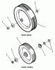 Snapper CP216012RV (84646) - 21" Walk-Behind Mower, 6 HP, Steel Deck, Series 12 Ersatzteile Front And Rear Wheels