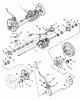Snapper CLP21650RV - 21" Walk-Behind Mowers Commercial Rear Discharge, Series 0 Ersatzteile Axle/Transmission Assembly