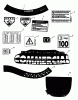 Snapper CLP21650RV - 21" Walk-Behind Mowers Commercial Rear Discharge, Series 0 Ersatzteile Decals (Part 1)