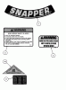 Snapper CP214017R2 (84691) - 21" Walk-Behind Mower, 4 HP, 2 Cycle, Steel Deck, Series 17 Ersatzteile DECALS PT. 2