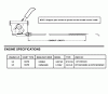 Snapper CRP216018KWV (80656) - 21" Walk-Behind Mower, 6 HP, Steel Deck, Series 18 Ersatzteile THROTTLE CONTROLS/ENGINE SPECS