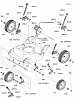 Snapper CP215520HV (7800849) - 21" Walk-Behind Mower, 5.5 GTP Steel Deck Commercial Series 20 Ersatzteile Wheels, Brackets & Latches
