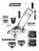 Snapper CRP218520 (7800847) - 21" Walk-Behind Mower, 8.75 HP, Steel Deck Commercial Series 20 Ersatzteile Decals Group