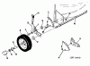 Snapper V2124 - 21" Walk-Behind Mower, 4 HP, Cast Deck, Side Discharge, Commerical Series 2 Ersatzteile Front Wheels, Brackets, Latches