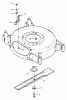 Snapper D20380 - 20" Walk-Behind Mower, 3.8 HP, Steel Deck, Series 0 Ersatzteile Cutting Deck, Blade, Interlock (OPP Models Only)