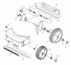 Snapper LW359T - 19" Walk-Behind Mower, 3.5 HP, Steel Deck, Series 9 Ersatzteile Wheels, Guards, Axles