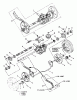 Snapper ELP21600 - 21" Walk-Behind Mower, 6 HP Platinum, Series 0 (Export) Ersatzteile Axle/Transmission Assembly