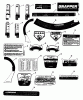 Snapper ELP21600 - 21" Walk-Behind Mower, 6 HP Platinum, Series 0 (Export) Ersatzteile Decals (Part 1)