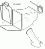 Snapper FRPS216015E (84287) - 21" Walk-Behind Mower, 6 HP, Steel Deck, Electric Start, Series 15 Ersatzteile Grass Bag - Accessory