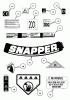 Snapper MCRP215015KWV (84645) - 21" Walk-Behind Mower, 5 HP, Commercial M Series 15 Ersatzteile Decals (Part 2)