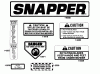 Snapper 4111X5S - 41" Rear-Engine Rider, 11 HP, Extra Tough Series 5 Ersatzteile Decals
