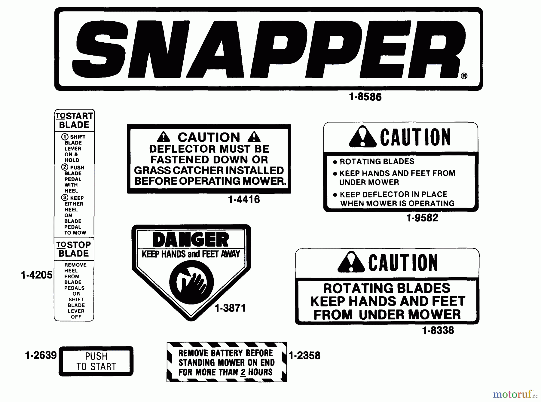Snapper Reitermäher 4111X5S - Snapper 41