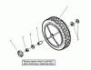 Snapper MRP216518B (80496) - 21" Walk-Behind Mower, 6.5 HP, Steel Deck, MR Series 18 Ersatzteile FRONT WHEELS