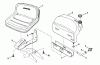 Snapper 4111X5S - 41" Rear-Engine Rider, 11 HP, Extra Tough Series 5 Ersatzteile Fuel Tank - Operators Seat