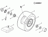 Snapper 4111X5S - 41" Rear-Engine Rider, 11 HP, Extra Tough Series 5 Ersatzteile Wheels - Front