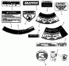 Snapper R205012 - 20" Walk-Behind Mower, 5 HP, Series 12 Ersatzteile Decals