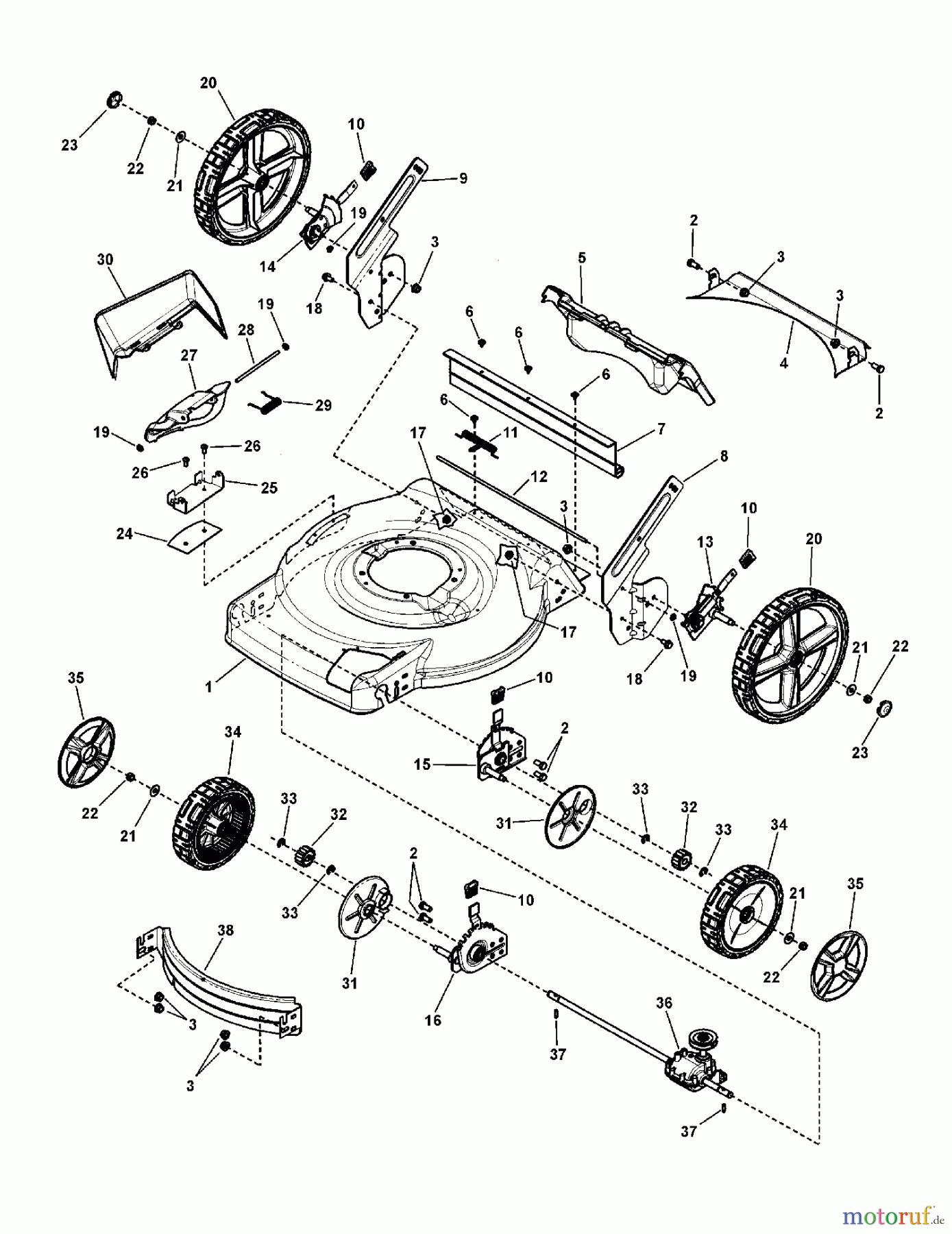 Snapper Rasenmäher SPV2270HW (7800585) - Snapper 22