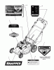 Snapper SPV2270HW (7800709) - 22" Walk-Behind Mower, 7.0 HP, Variable Speed High Wheel Ersatzteile Decals Group