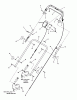 Snapper SPV2270HW (7800709) - 22" Walk-Behind Mower, 7.0 HP, Variable Speed High Wheel Ersatzteile Handle & Controls Group