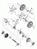 Snapper SPV2270HW (7800709) - 22" Walk-Behind Mower, 7.0 HP, Variable Speed High Wheel Ersatzteile Transmission & Wheels Group
