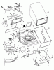 Snapper NSPVH2170 (7800595) - 21" Walk-Behind Mower, 7 HP, Rear Discharge, California Ersatzteile Deck Assembly