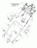 Snapper NXT22875EFC (7800696) - 22" Walk-Behind Mower, 8.75 HP, Electric Start Ersatzteile Handle & Controls Group, EHOC (MY 2011)