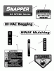 Snapper RP216020KWV (7800556) - 21" Walk-Behind Mower, 6 HP, Steel Deck, Recycling, Series 20 Ersatzteile Decals