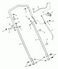 Snapper RO21380 - 21" Walk-Behind Mower, 3.75 HP, Steel Deck, Recycling, Series 0 Ersatzteile Handles & Controls