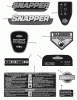 Snapper SP196750FC (881228) - 19" Walk-Behind Mower, 6.75 HP, 3N1 Ersatzteile Decal Group