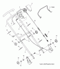 Snapper SP196750FC (881228) - 19" Walk-Behind Mower, 6.75 HP, 3N1 Ersatzteile Handle Group