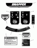 Snapper SP211 (7800167) - 21" Walk-Behind Mower, 6.5 HP, Steel Deck, Easy Line Ersatzteile DECALS