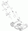 Snapper SP70 (7800929-00) - 21" Walk-Behind Mower, Self Propelled, 675 Series Ersatzteile Handle Group