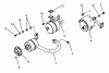 Snapper 281320BE - 28" Rear-Engine Rider, 13 HP, Series 20 Ersatzteile Engines & Exhaust Muffler