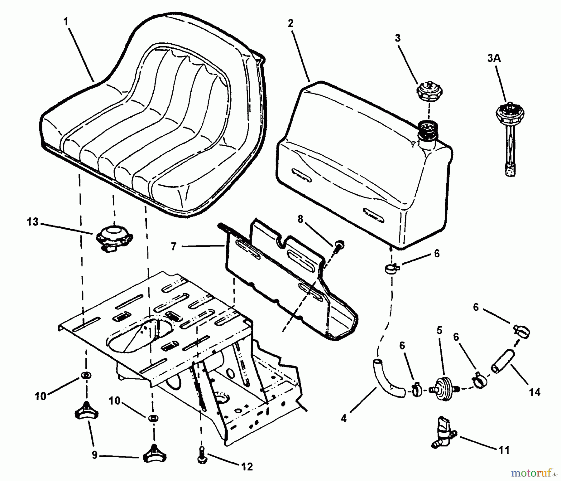 Snapper Zubehör. Rasenmäher 7060947 - Snapper Bag N-Wagon, 30 Bushel 281320BE 28