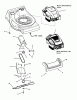 Snapper SPV21675FC (7800265) - 21" Walk-Behind Mower, 6.75 HP, Rear Discharge Ersatzteile Engine and Blade Assembly (SPV21)