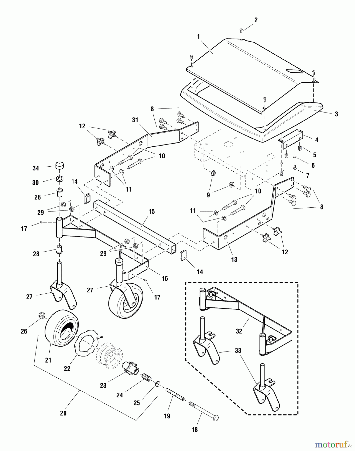 Snapper Rasenmäher für Großflächen HC32KAV13E (5901182) - Snapper 32