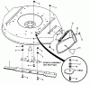 Snapper HWPS26600RV (84649) - 26" High-Wheel, Walk-Behind Mower, 6 HP, Series 0 Ersatzteile CUTTING DECK, DEFLECTOR