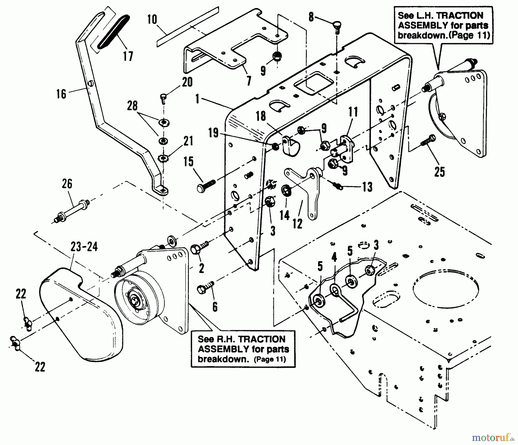 Snapper Rasenmäher für Großflächen PL7140KWV - Snapper Wide-Area Walk-Behind Mower, 14 HP, Gear Drive, Loop Handle, Series 0 Tank Bracket Assembly