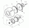 Snapper PL71250KW - Wide-Area Walk-Behind Mower, 12.5 HP, Gear Drive, Loop Handle, Series 0 Ersatzteile Traction Wheel Assembly