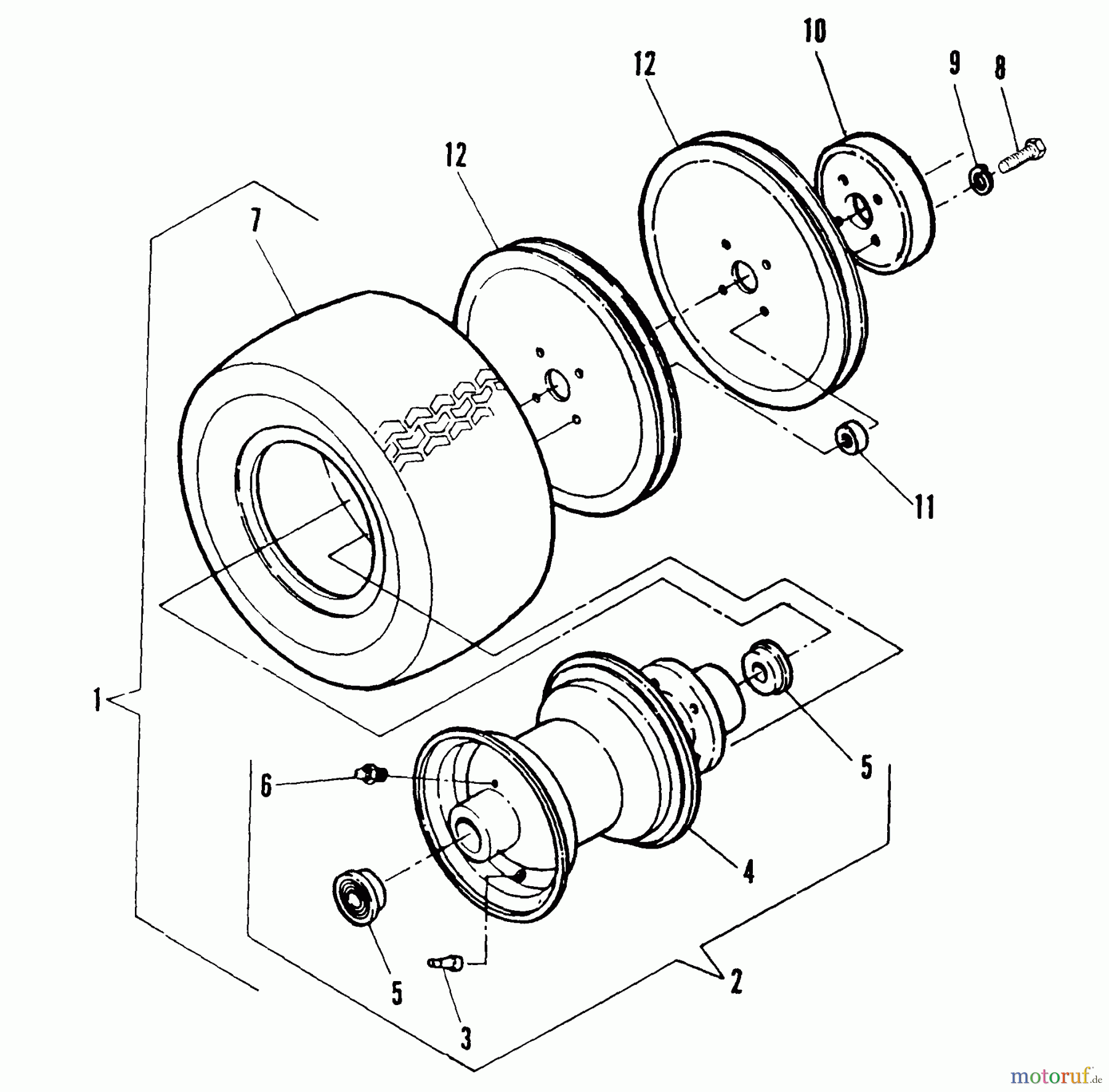 Snapper Rasenmäher für Großflächen PL71250KW - Snapper Wide-Area Walk-Behind Mower, 12.5 HP, Gear Drive, Loop Handle, Series 0 Traction Wheel Assembly