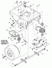 Snapper PP71251KW - Wide-Area Walk-Behind Mower, 12.5 HP, Gear Drive, Pistol Grip, Series 1 Ersatzteile Rear Deck, Axle & Transmission Pulley Assemblies