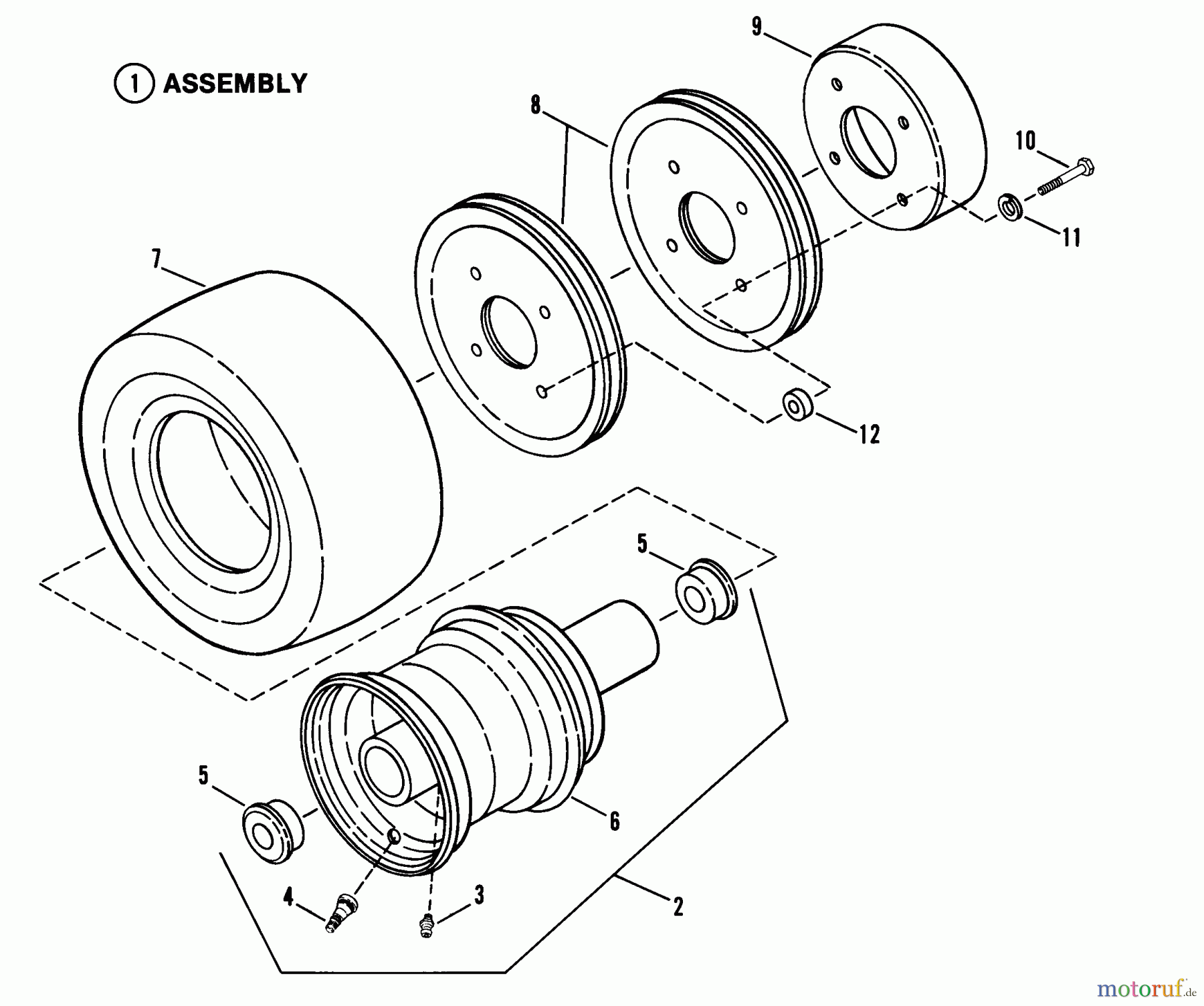 Snapper Rasenmäher für Großflächen PP71252KW - Snapper Wide-Area Walk-Behind Mower, 12.5 HP, Gear Drive, Pistol Grip, Series 2 Traction, Rear Wheel Assembly